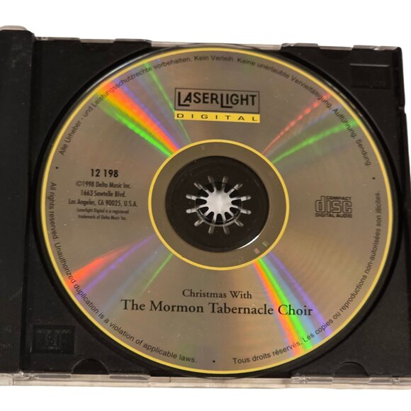 Christmas With The Mormon Tabernacle Choir CD 1998 Brass Choir Percussion Organ - Picture 4 of 4